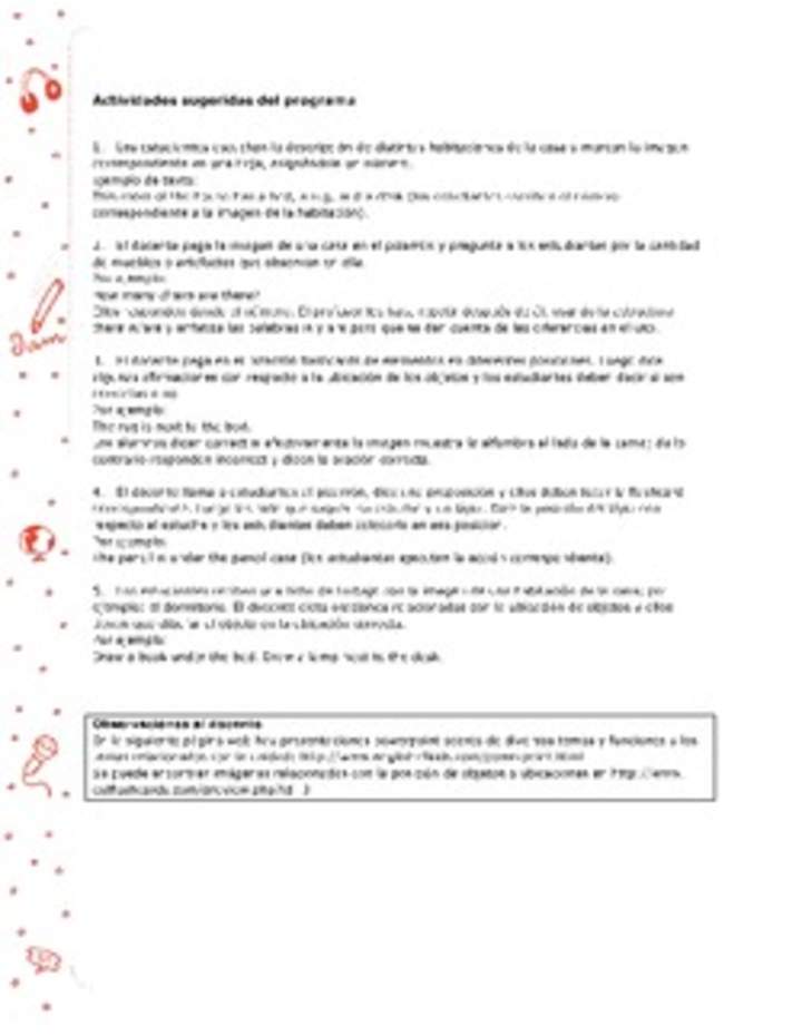 Actividades sugeridas Unidad 3 Actividades sugeridas Unidad 3