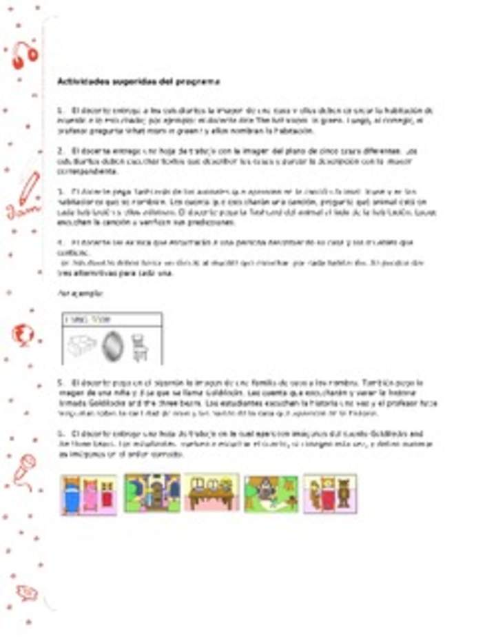 Actividades sugeridas Unidad 3 Actividades sugeridas Unidad 3