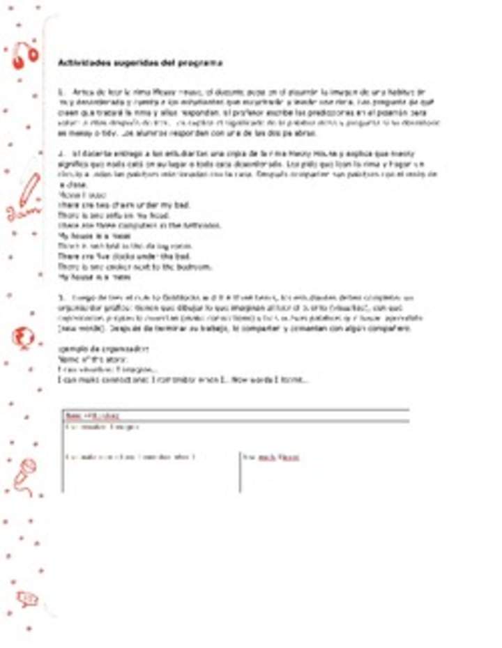 Actividades sugeridas Unidad 3 Actividades sugeridas Unidad 3