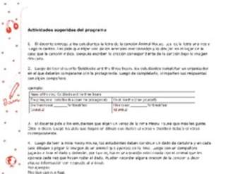 Actividades sugeridas Unidad 3 Actividades sugeridas Unidad 3