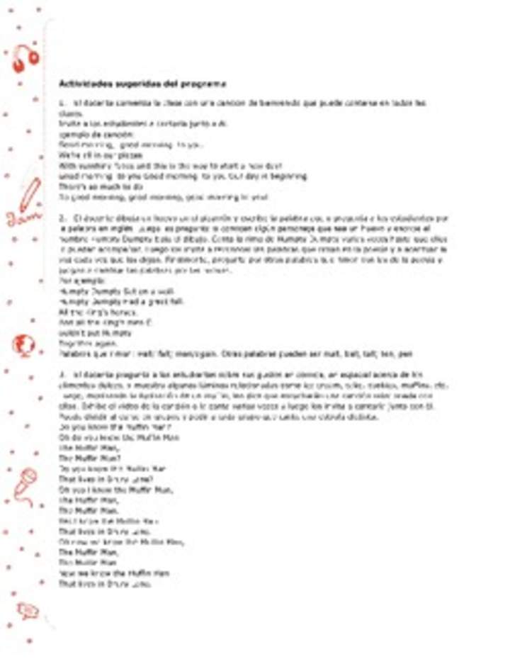 Actividades sugeridas Unidad 4 Actividades sugeridas Unidad 4