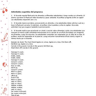 Actividades sugeridas Unidad 4 Actividades sugeridas Unidad 4