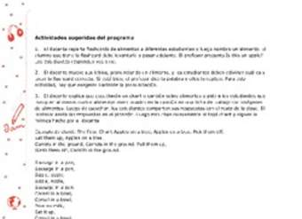 Actividades sugeridas Unidad 4 Actividades sugeridas Unidad 4