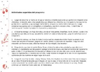 Actividades sugeridas Unidad 4 Actividades sugeridas Unidad 4