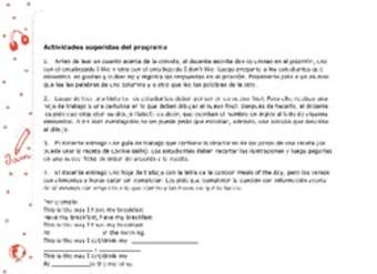 Actividades sugeridas Unidad 4 Actividades sugeridas Unidad 4