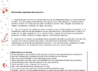 Actividades sugeridas Unidad 4 Actividades sugeridas Unidad 4