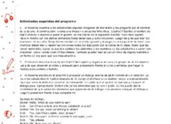 Actividades sugeridas Unidad 4 Actividades sugeridas Unidad 4