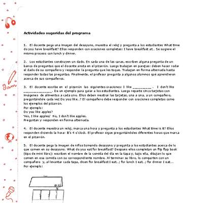 Actividades sugeridas Unidad 4 Actividades sugeridas Unidad 4