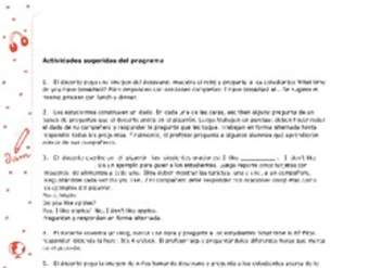 Actividades sugeridas Unidad 4 Actividades sugeridas Unidad 4