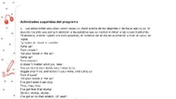 Actividades sugeridas Unidad 3