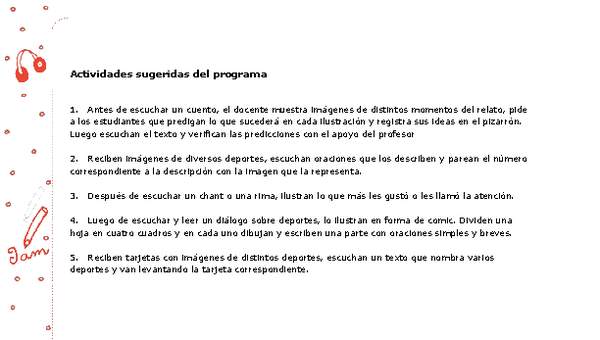 Actividades sugeridas Unidad 3 Actividades sugeridas Unidad 3