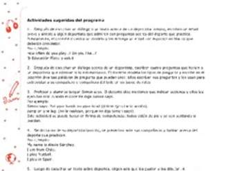 Actividades sugeridas Unidad 3 Actividades sugeridas Unidad 3