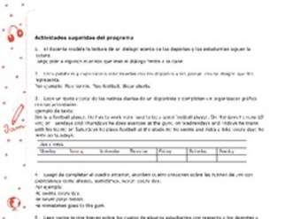 Actividades sugeridas Unidad 3 Actividades sugeridas Unidad 3