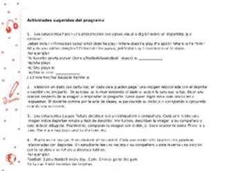 Actividades sugeridas Unidad 3 Actividades sugeridas Unidad 3