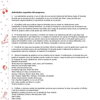 Actividades sugeridas Unidad 4