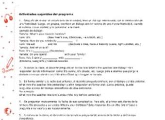 Actividades sugeridas Unidad 4 Actividades sugeridas Unidad 4