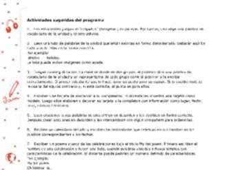 Actividades sugeridas Unidad 4 Actividades sugeridas Unidad 4