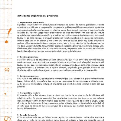 Actividades sugeridas Unidad 3 Actividades sugeridas Unidad 3