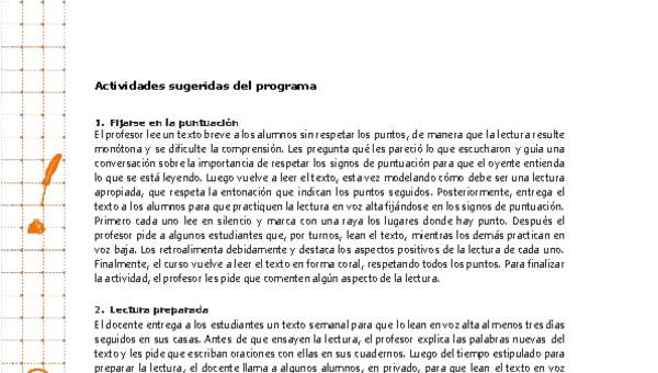 Actividades sugeridas Unidad 3 Actividades sugeridas Unidad 3