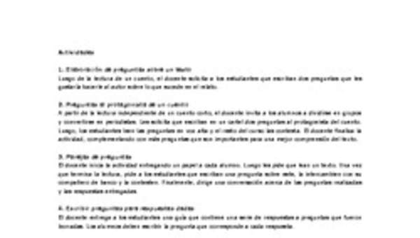 Actividades sugeridas Unidad 3 Actividades sugeridas Unidad 3