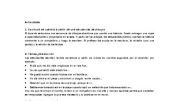 Actividades sugeridas Unidad 3 Actividades sugeridas Unidad 3