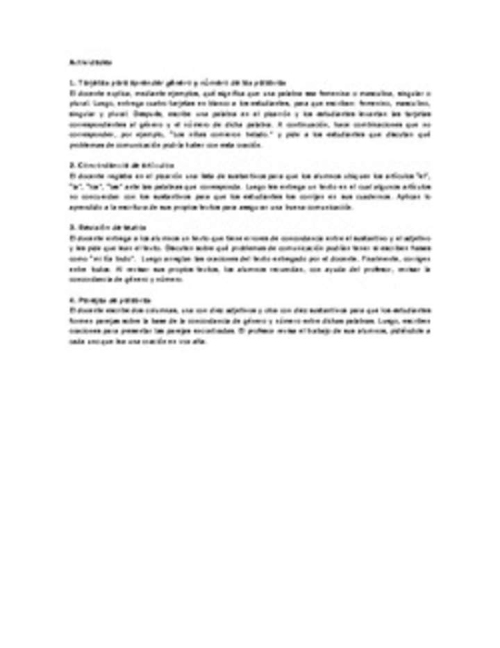 Actividades sugeridas Unidad 3 Actividades sugeridas Unidad 3