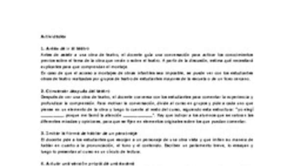 Actividades sugeridas Unidad 4 Actividades sugeridas Unidad 4