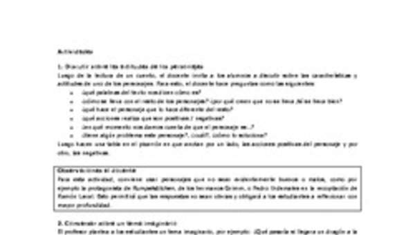 Actividades sugeridas Unidad 4 Actividades sugeridas Unidad 4