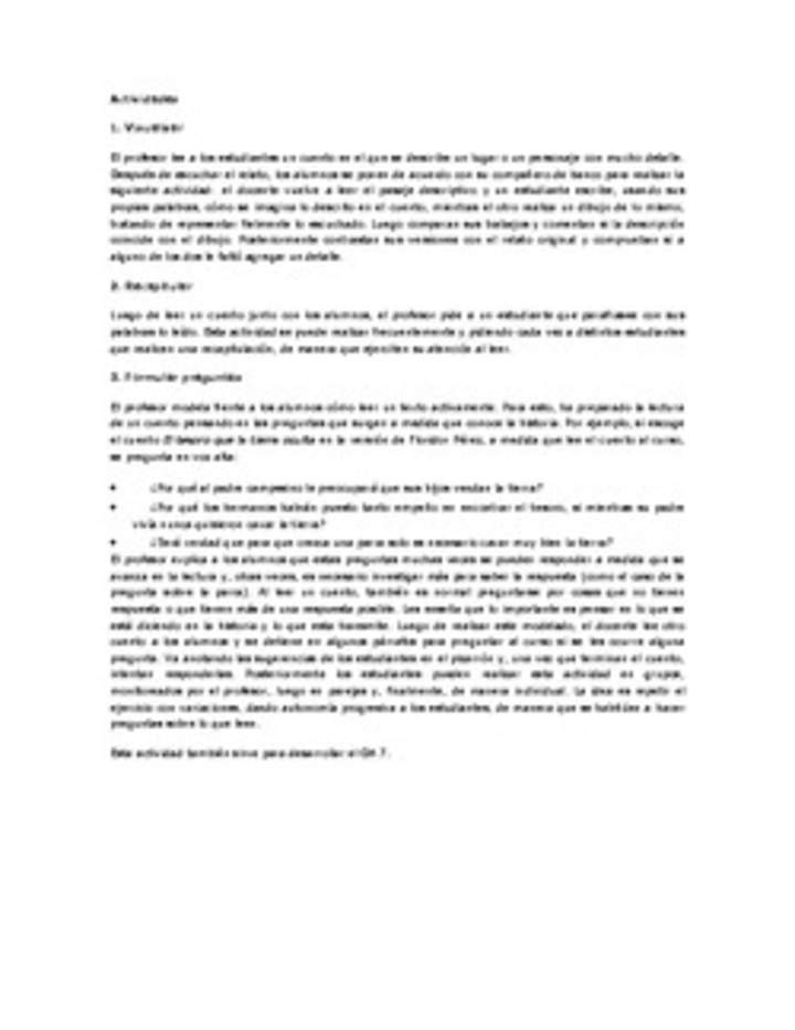 Actividades sugeridas Unidad 3 Actividades sugeridas Unidad 3