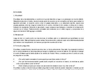 Actividades sugeridas Unidad 3 Actividades sugeridas Unidad 3