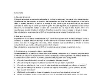 Actividades sugeridas Unidad 3 Actividades sugeridas Unidad 3