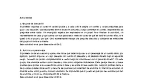 Actividades sugeridas Unidad 3 Actividades sugeridas Unidad 3