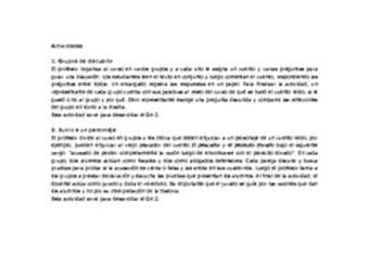 Actividades sugeridas Unidad 3 Actividades sugeridas Unidad 3