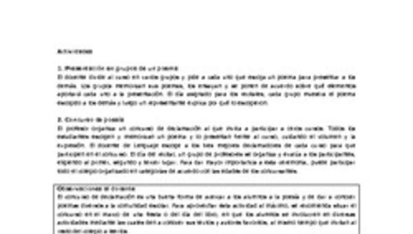 Actividades sugeridas Unidad 3 Actividades sugeridas Unidad 3