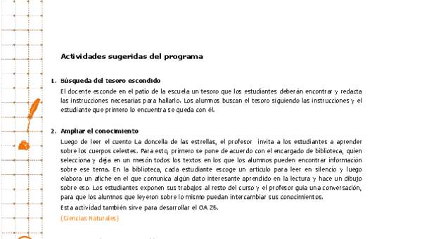 Actividades sugeridas Unidad 4 Actividades sugeridas Unidad 4