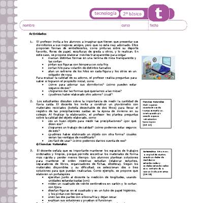 Actividades sugeridas Unidad 3 Actividades sugeridas Unidad 3