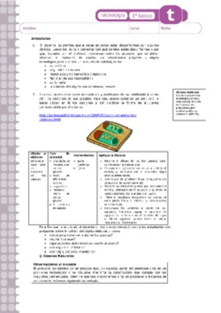 Actividades sugeridas Unidad 3 Actividades sugeridas Unidad 3