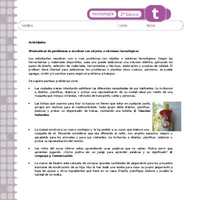 Actividades sugeridas Unidad 4 Actividades sugeridas Unidad 4