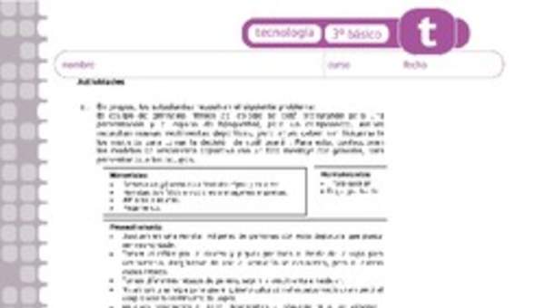 Actividades sugeridas Unidad 3 Actividades sugeridas Unidad 3