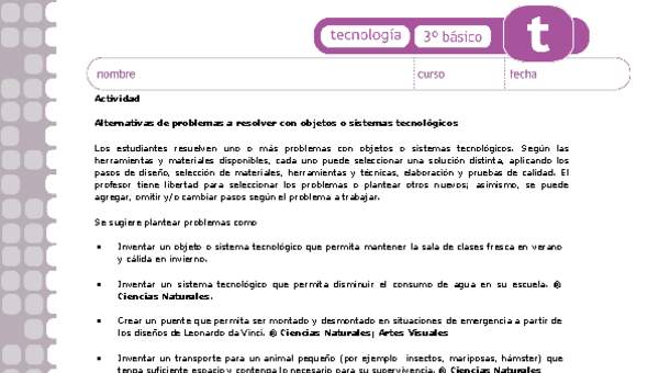 Actividades sugeridas Unidad 4 Actividades sugeridas Unidad 4