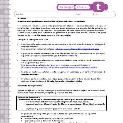 Actividades sugeridas Unidad 4 Actividades sugeridas Unidad 4