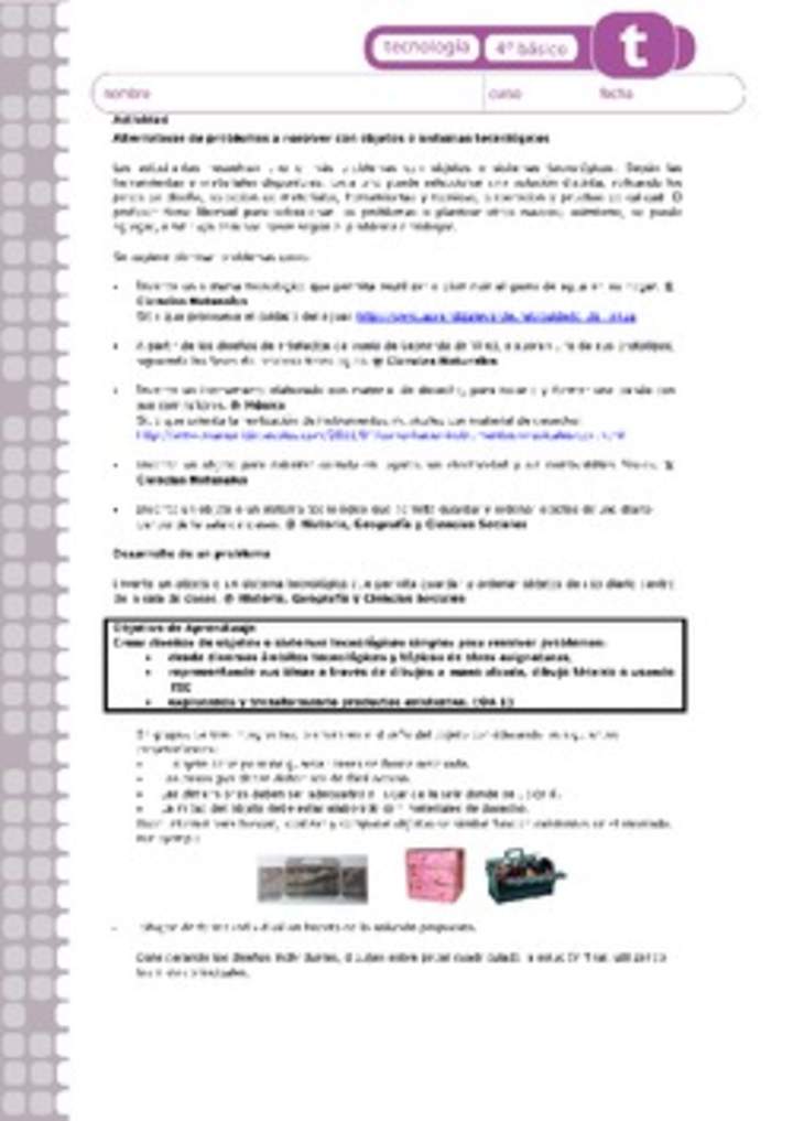 Actividades sugeridas Unidad 4 Actividades sugeridas Unidad 4