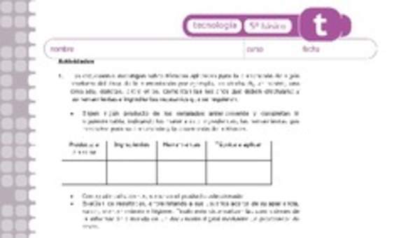 Actividades sugeridas Unidad 3 Actividades sugeridas Unidad 3