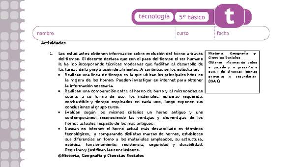 Actividades sugeridas Unidad 3 Actividades sugeridas Unidad 3