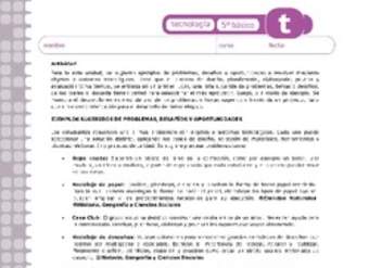 Actividades sugeridas Unidad 4 Actividades sugeridas Unidad 4