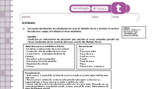 Actividades sugeridas Unidad 3 Actividades sugeridas Unidad 3