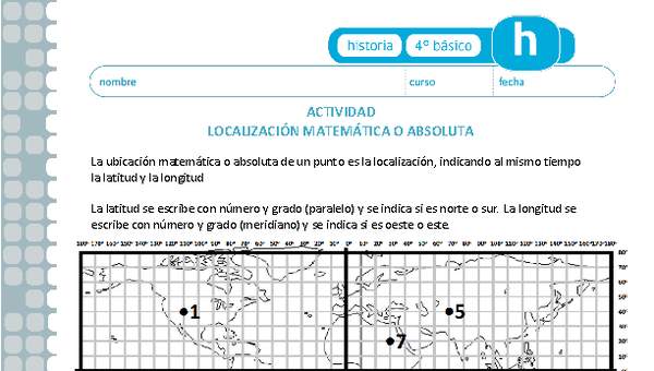 Localización matemática o absoluta Localización matemática o absoluta