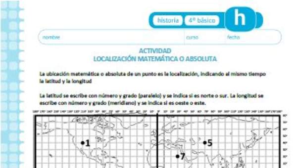 Localización matemática o absoluta Localización matemática o absoluta