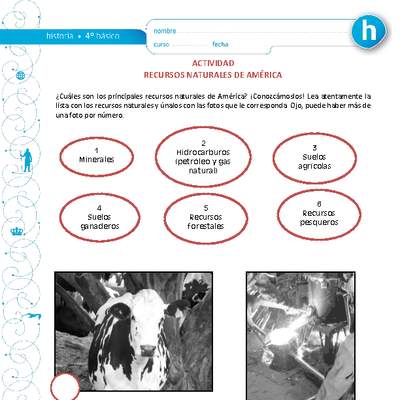 Recursos naturales de América Recursos naturales de América