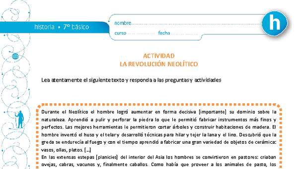 La revolución del Neolítico La revolución del Neolítico